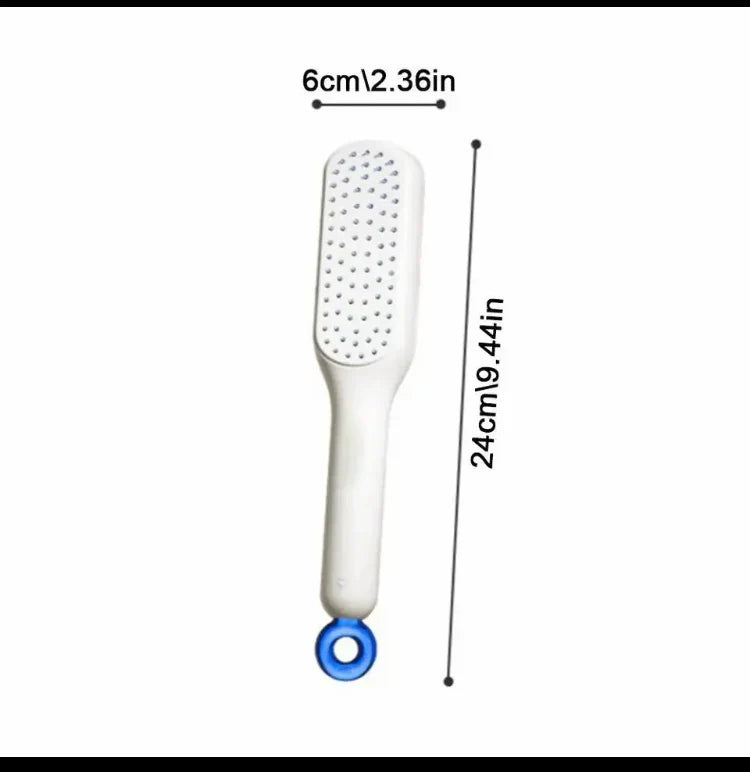 Self-Cleaning Magic Hair Brush with Anti-Static Comb