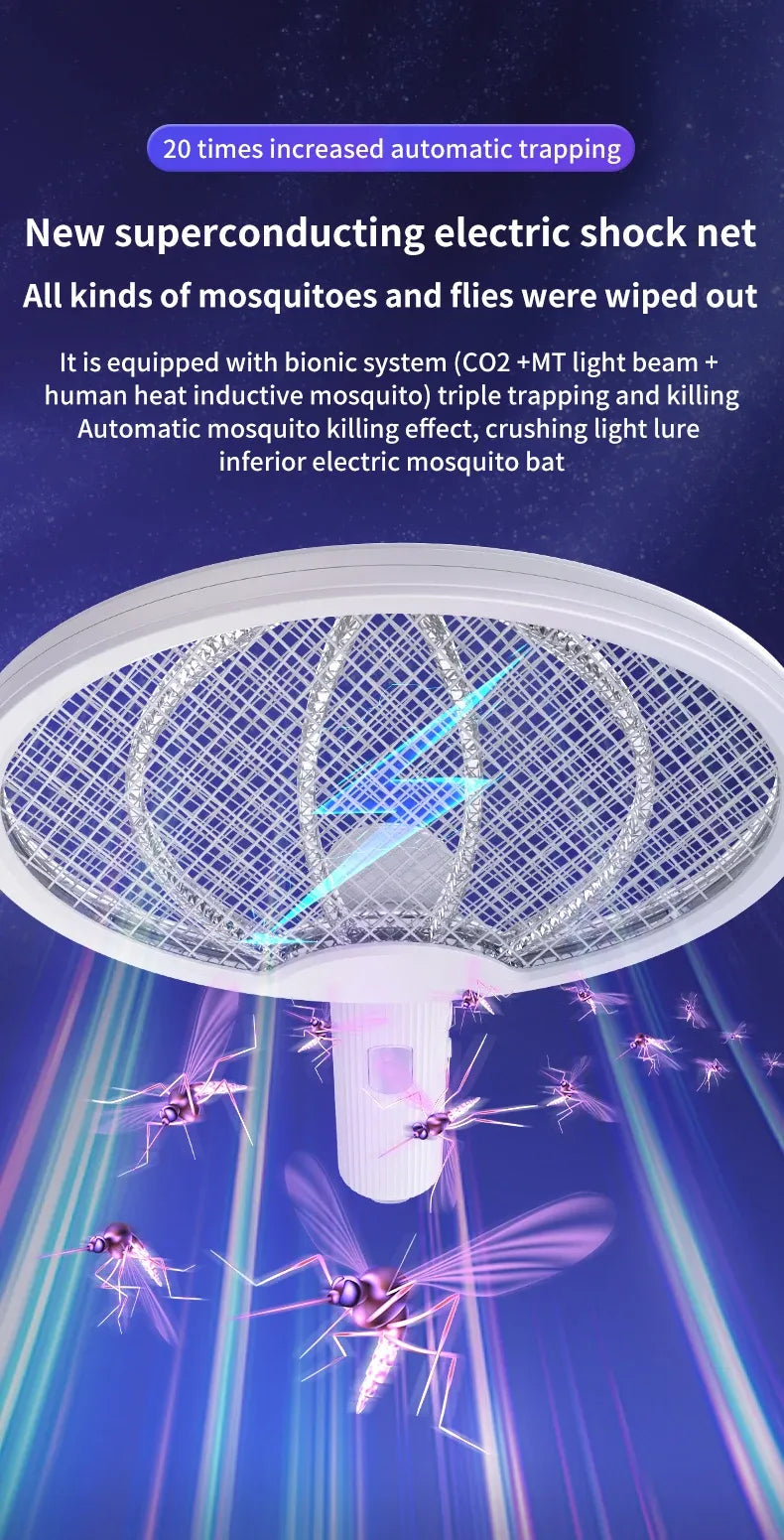 Compact UV Mosquito Killer – Foldable & Electric