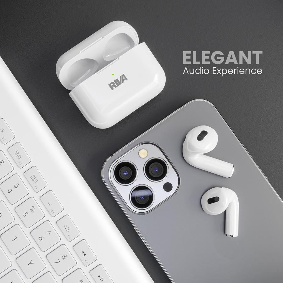 Riva P201, Wireless Touch Sensitive Smart Earbuds