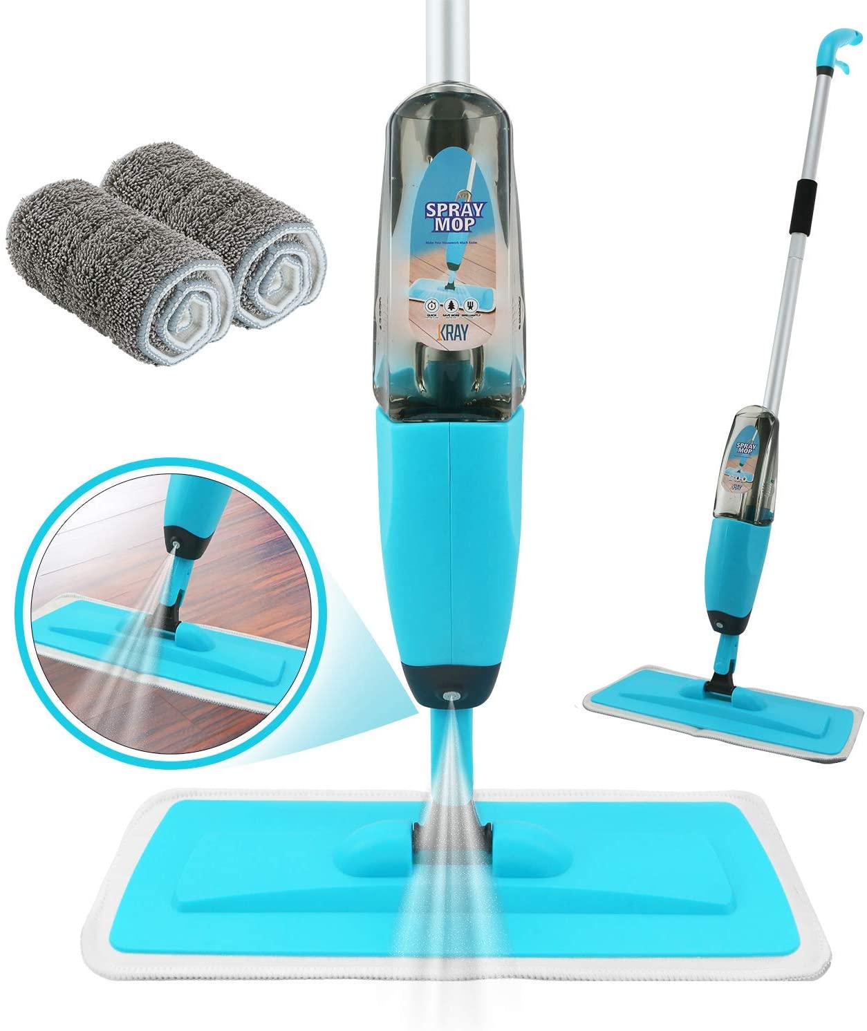 Extendable Handle Spray Floor Mop