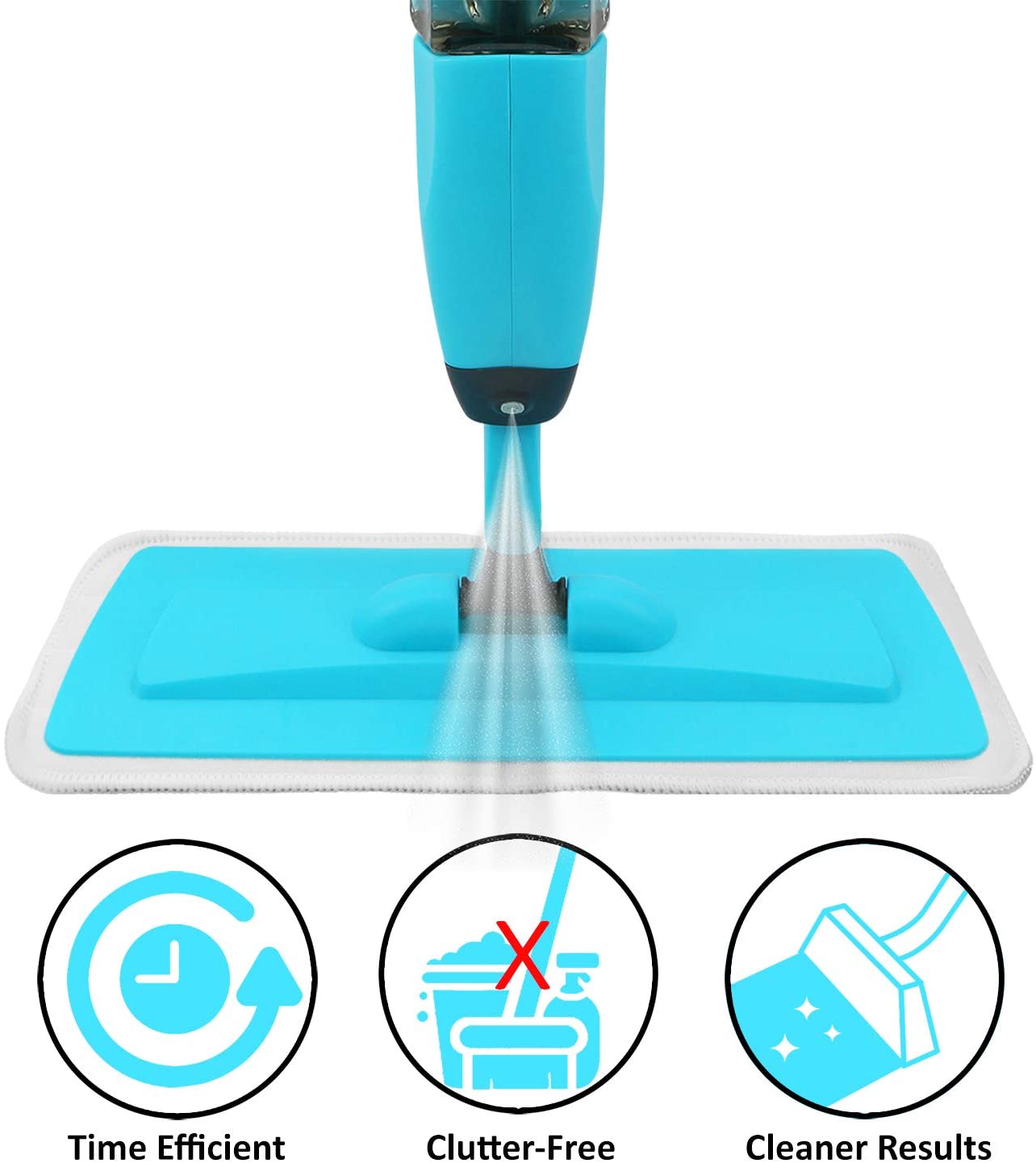 Extendable Handle Spray Floor Mop