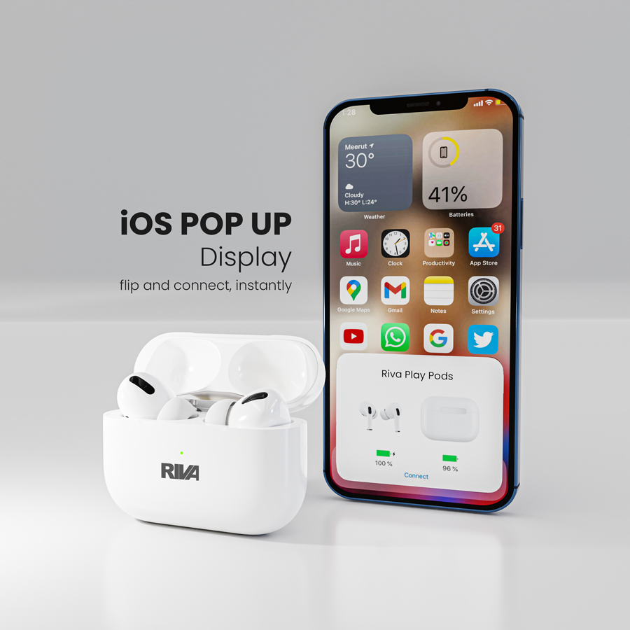 Riva P101, Wireless Smart Earbuds For Smart Devices
