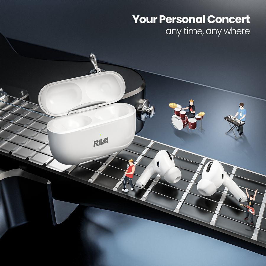 Riva P101, Wireless Smart Earbuds For Smart Devices